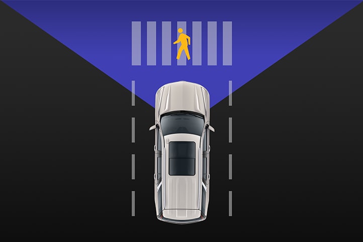 FRONT PEDESTRIAN BRAKING